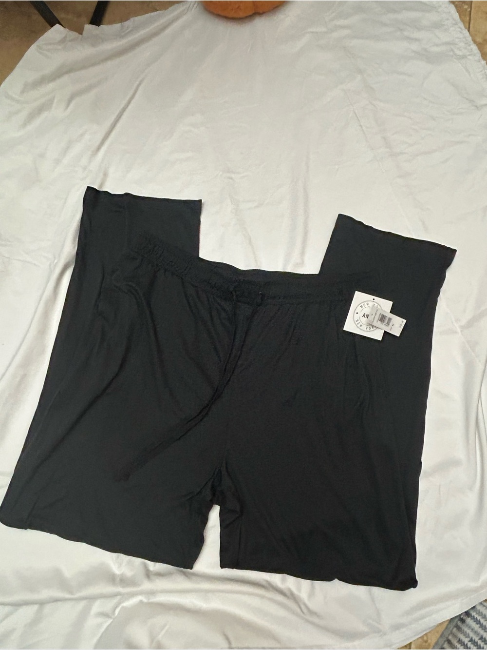ANDE Men’s Black Relaxed Sweatpants with Drawstring Waist